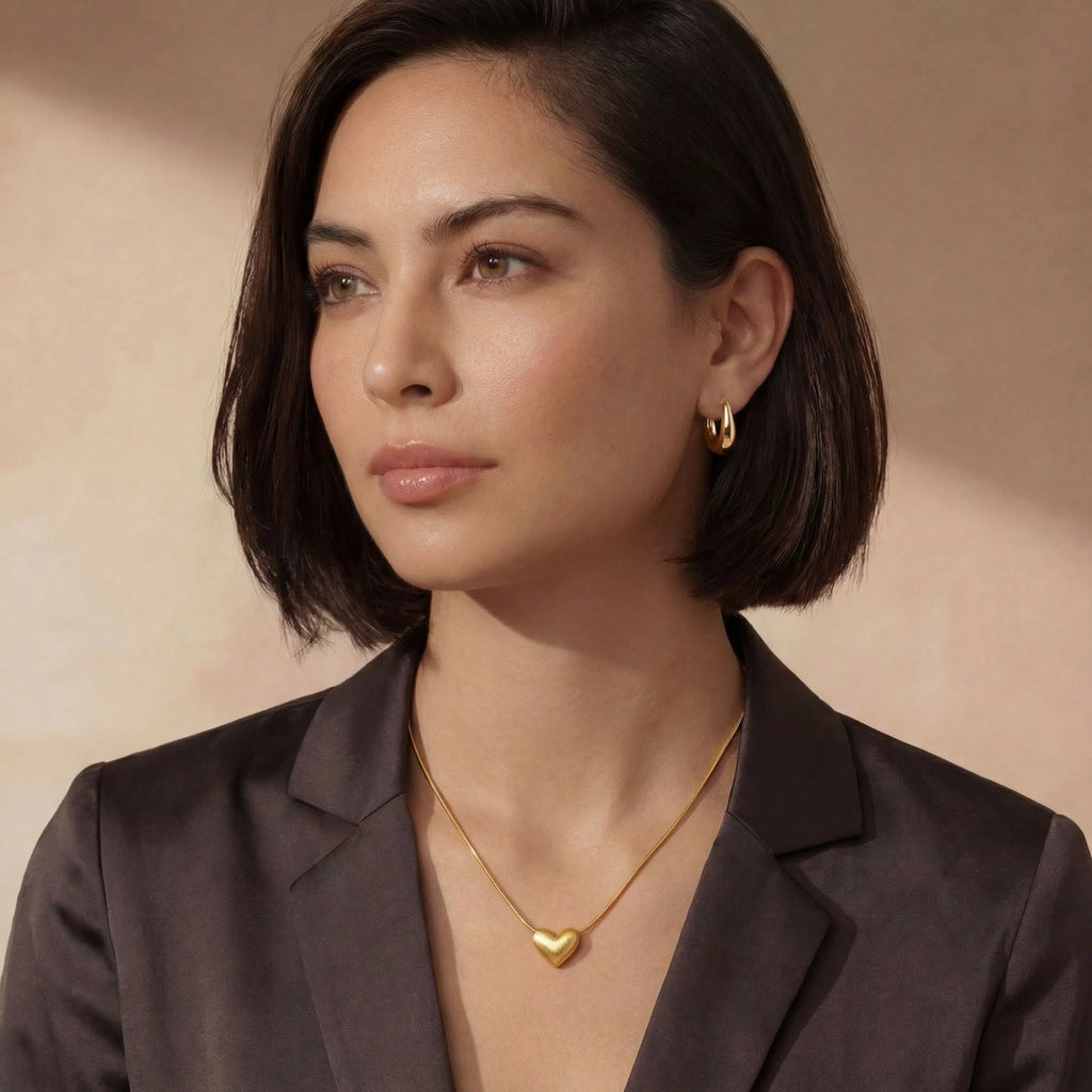 Golden Heart Necklace