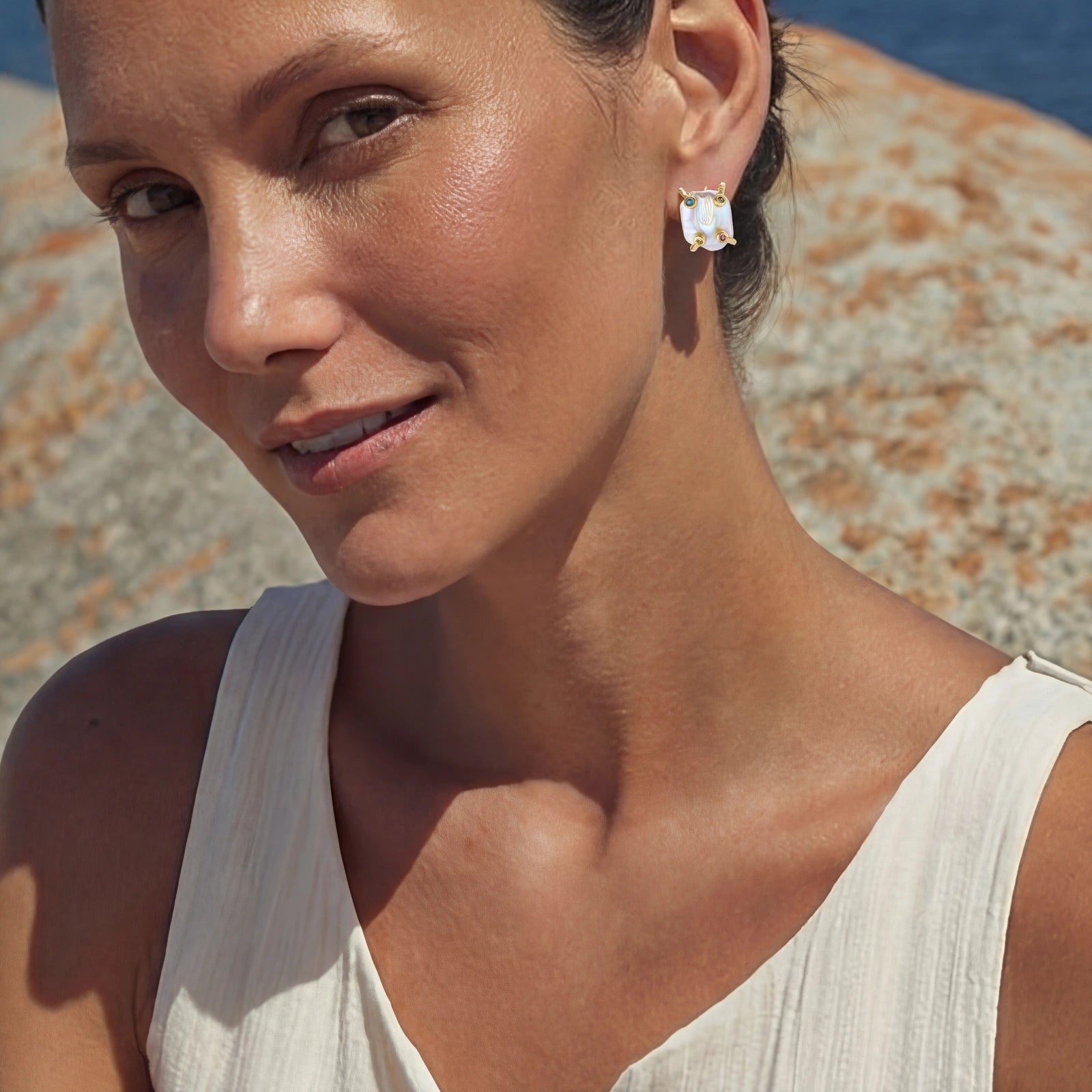 Baroque Pearl Studs